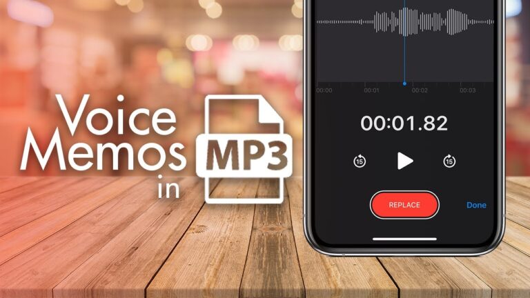 How To Change Voice Recorder To Mp3