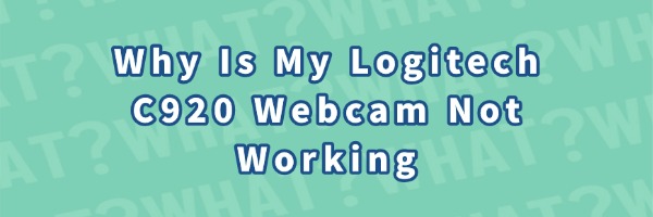 Why Is My Logitech C920 Not Working