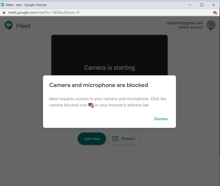 Why Is Google Chrome Blocking My Camera