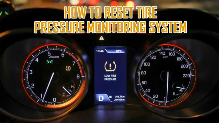 GMC Tire Pressure Monitoring System Reset