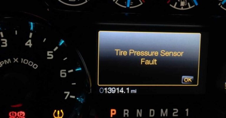 F150 Tire Pressure Monitor Fault